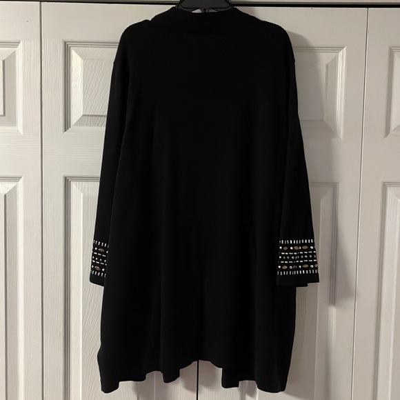 JM Collection Open Cardigan - Picture 2 of 5
